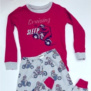 Hatley motorcycle 100%  organic cotton pajamas